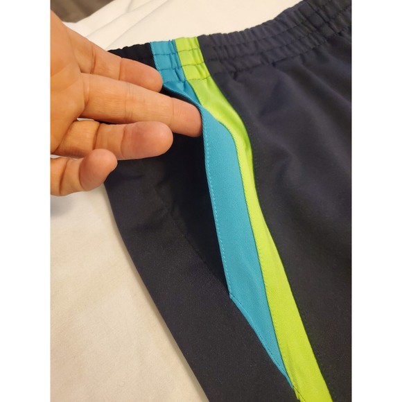 Fila Sport Retro Jogger Track Pants Nylon w Ankle Zipper Ladies XL NWOT Navy - Picture 14 of 15